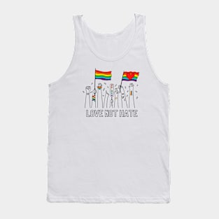 love not hate Tank Top